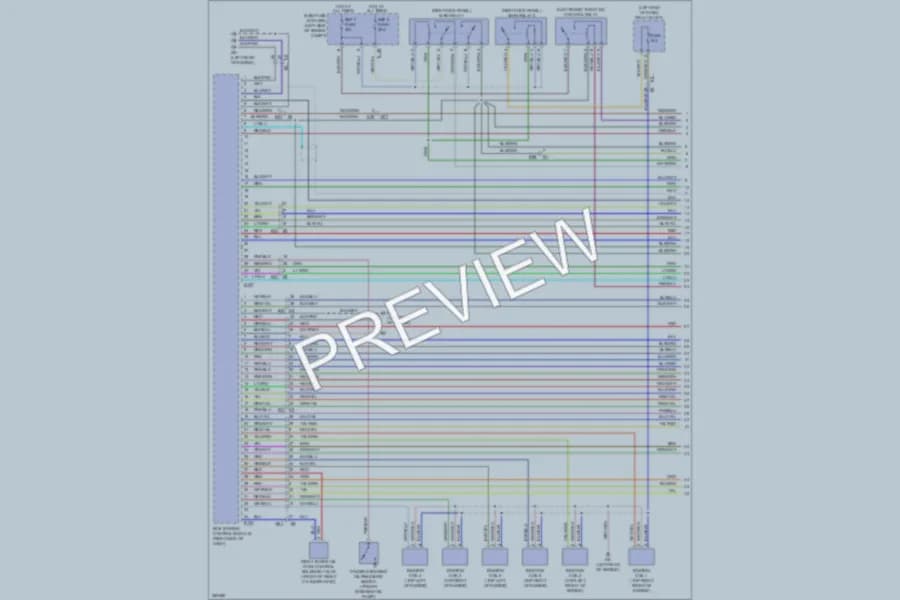 2011 Subaru Tribeca Engine Performance wiring diagram preview