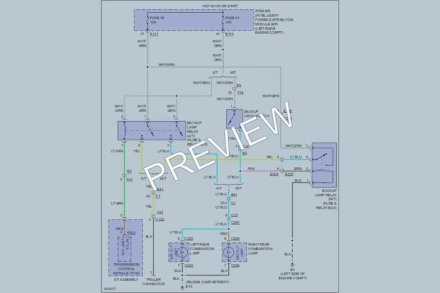 2011 Suzuki Equator Exterior Lights wiring diagram preview