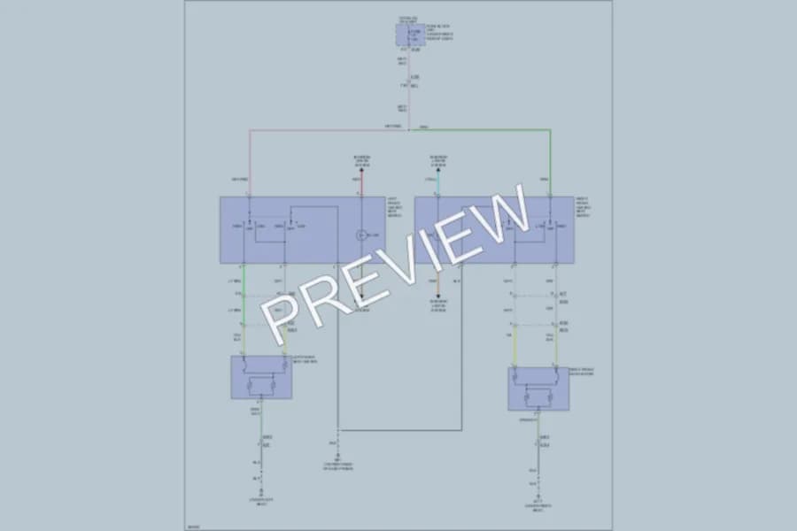 2011 Suzuki Equator Power Seats wiring diagram preview