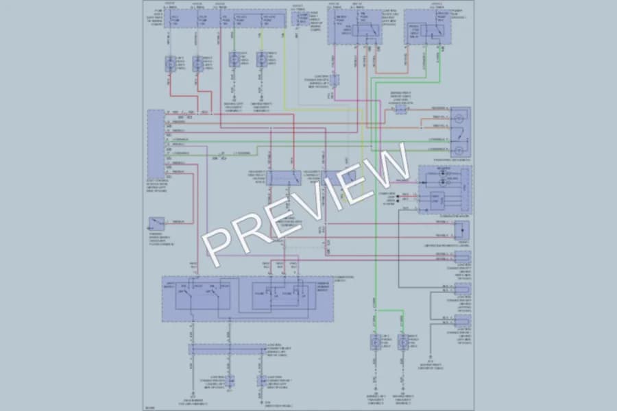 2011 Suzuki GrandVitara Headlights wiring diagram preview