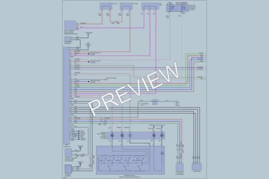 2011 Suzuki Kizashi Navigation wiring diagram preview