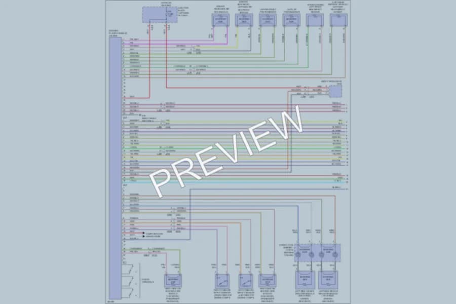 2011 Suzuki Kizashi Supplemental Restraints wiring diagram preview