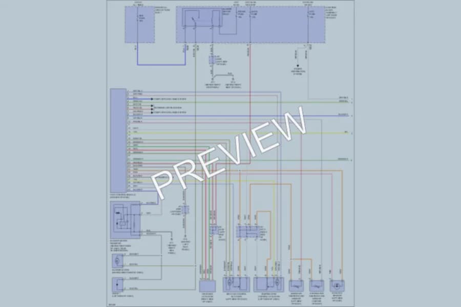 2011 Suzuki SX4 Air Conditioning wiring diagram preview
