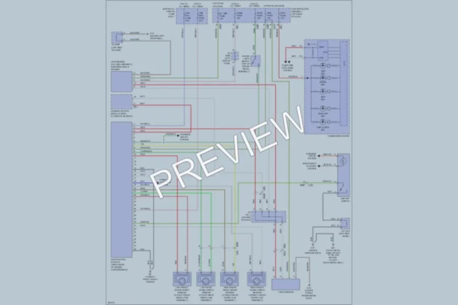 2011 Suzuki SX4 Anti Lock Brakes wiring diagram preview