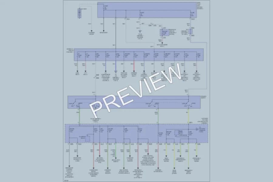 2011 Suzuki SX4 Power Distribution wiring diagram preview