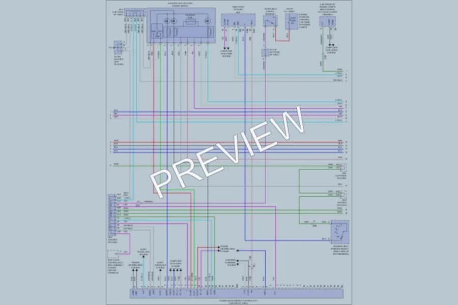 2011 Toyota 4Runner Anti Theft wiring diagram preview