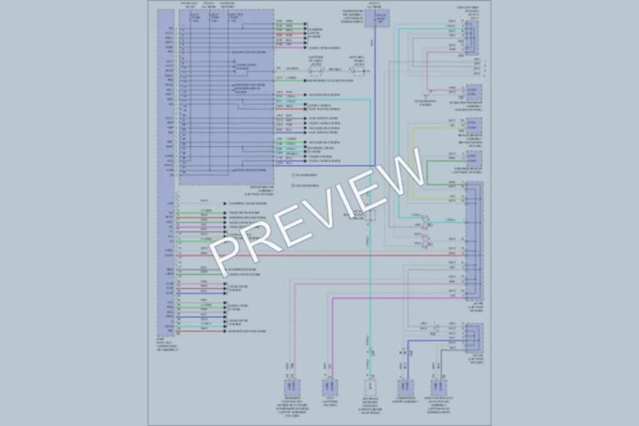 2011 Toyota 4Runner Body Control Modules wiring diagram preview