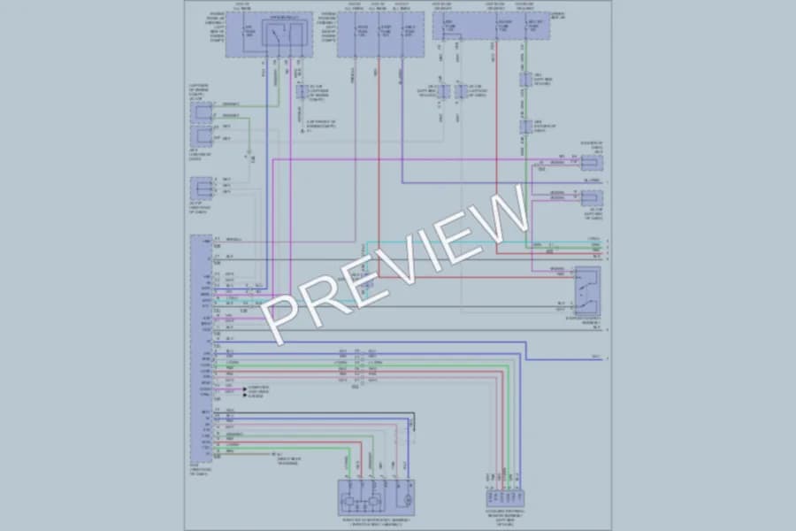 2011 Toyota 4Runner Cruise Control wiring diagram preview