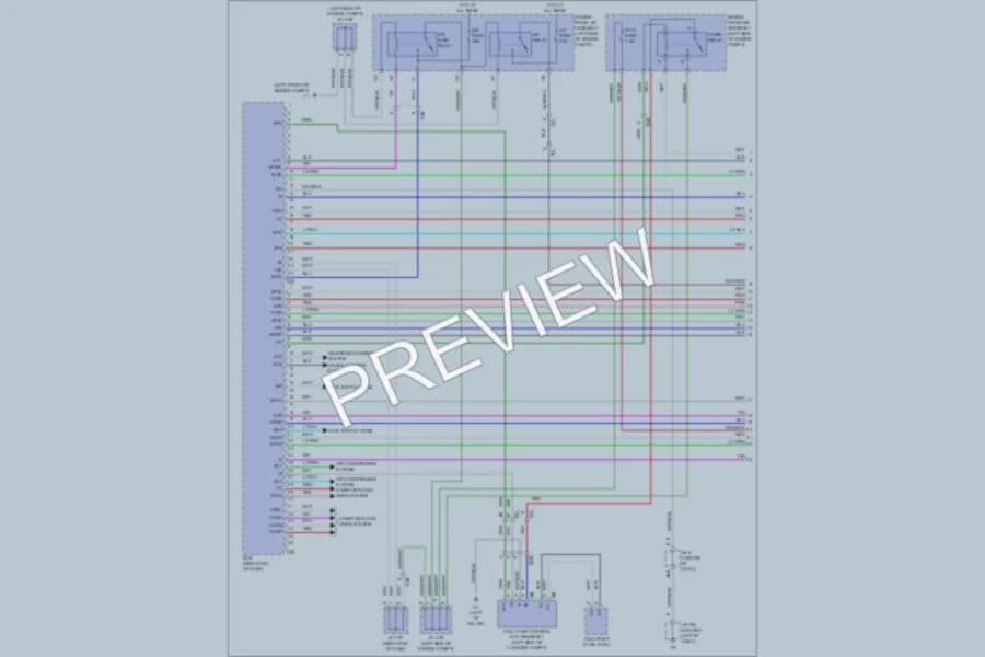 2011 Toyota 4Runner Engine Performance wiring diagram preview