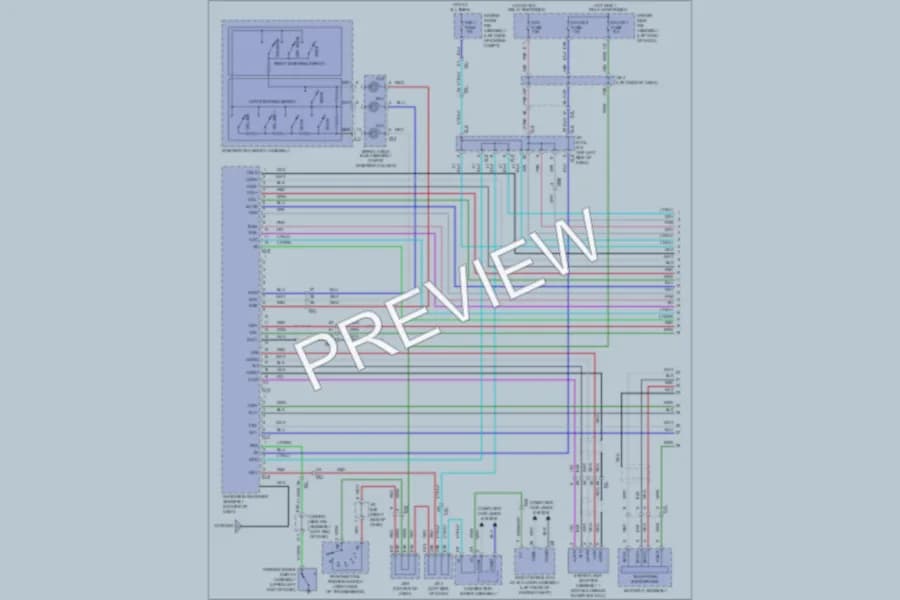 2011 Toyota 4Runner Navigation wiring diagram preview