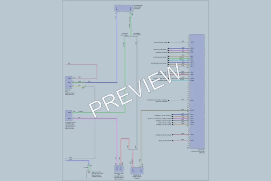 2011 Toyota Avalon Body Control Modules wiring diagram preview