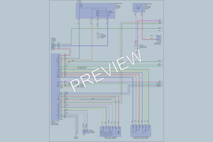 2011 Toyota Avalon Cruise Control wiring diagram preview