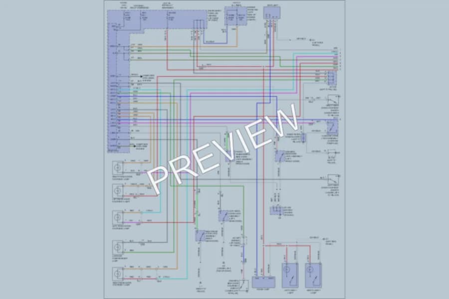 2011 Toyota Avalon Interior Lights wiring diagram preview