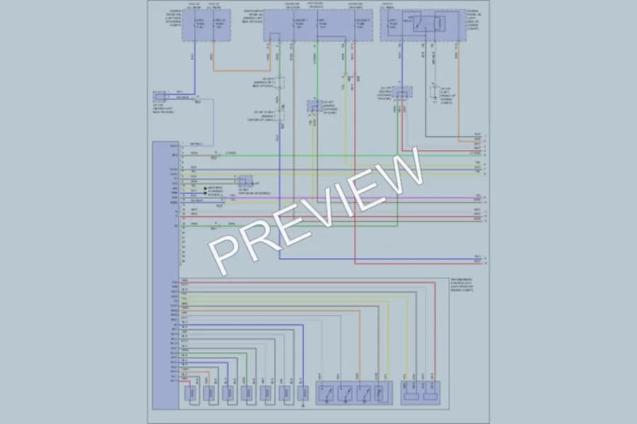 2011 Toyota Avalon Transmission wiring diagram preview