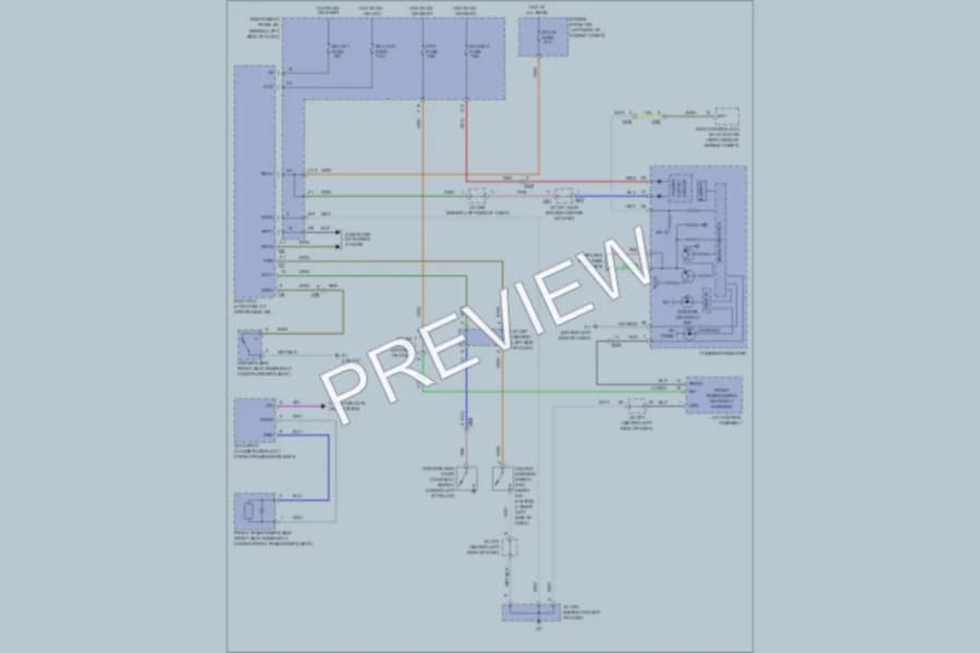 2011 Toyota Avalon Warning Systems wiring diagram preview