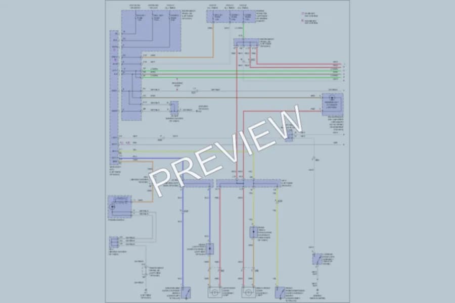 2011 Toyota Camry Interior Lights wiring diagram preview