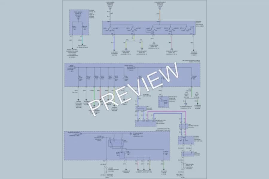2011 Toyota Camry Power Distribution wiring diagram preview