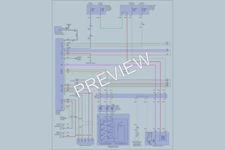 2011 Toyota Camry Radio wiring diagram preview