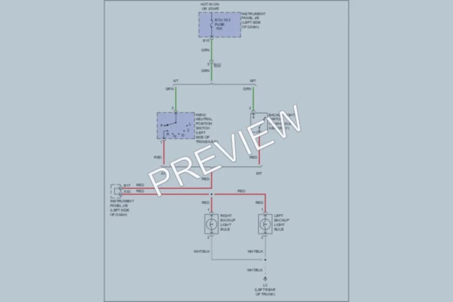 2011 Toyota Corolla Exterior Lights wiring diagram preview