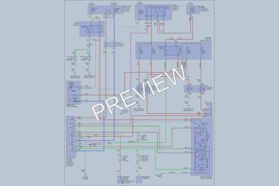 2011 Toyota Corolla Headlights wiring diagram preview