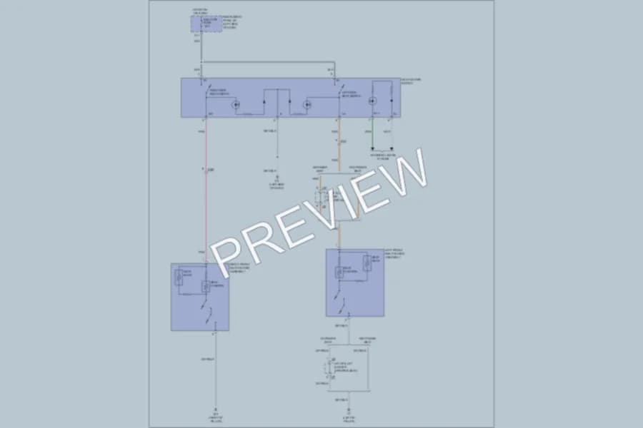 2011 Toyota Corolla Power Seats wiring diagram preview
