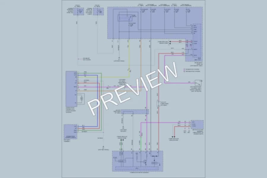 2011 Toyota Corolla Power Top Sunroof wiring diagram preview