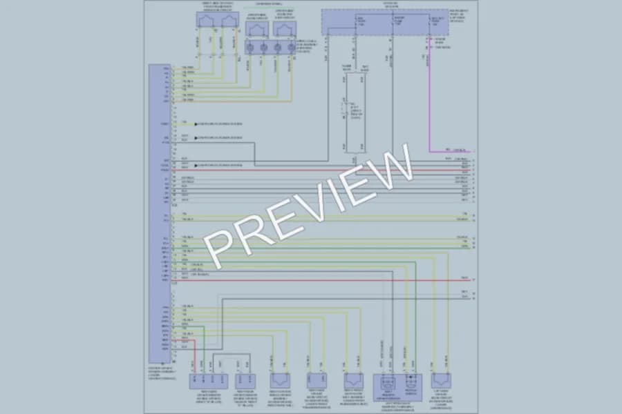 2011 Toyota Corolla Supplemental Restraints wiring diagram preview