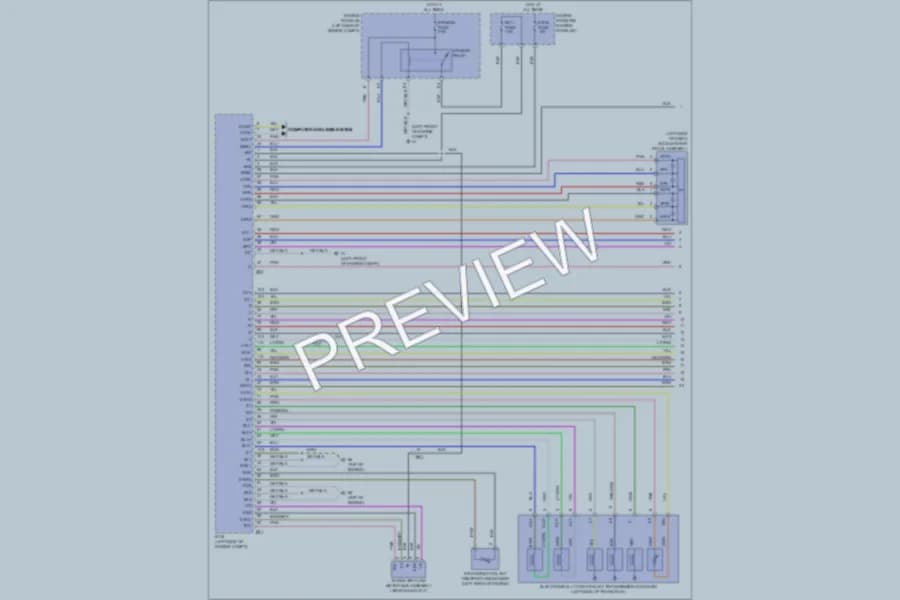 2011 Toyota Corolla Transmission wiring diagram preview