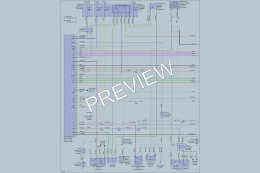 2011 Toyota FJCruiser Anti Lock Brakes wiring diagram preview