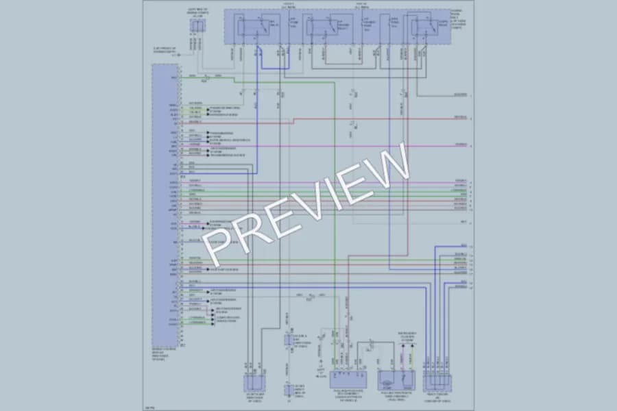 2011 Toyota FJCruiser Engine Performance wiring diagram preview