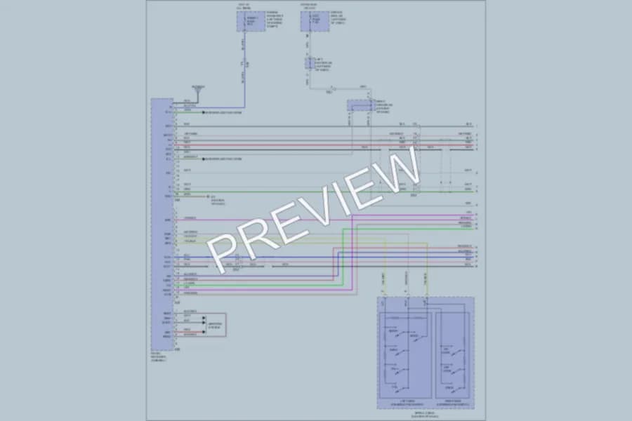 2011 Toyota FJCruiser Radio wiring diagram preview