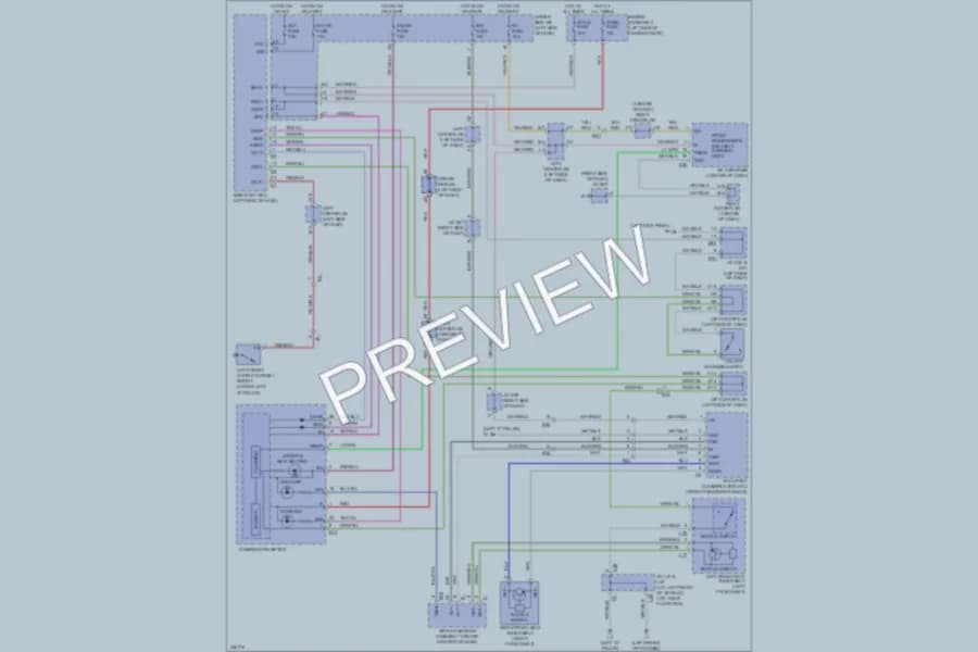 2011 Toyota FJCruiser Warning Systems wiring diagram preview