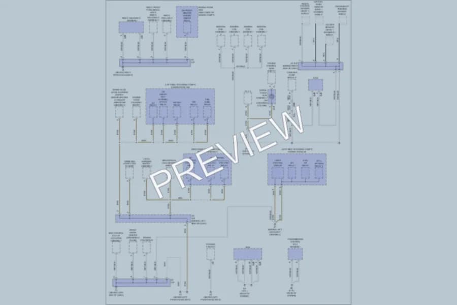 2011 Toyota HighlanderHybrid Ground Distribution wiring diagram preview