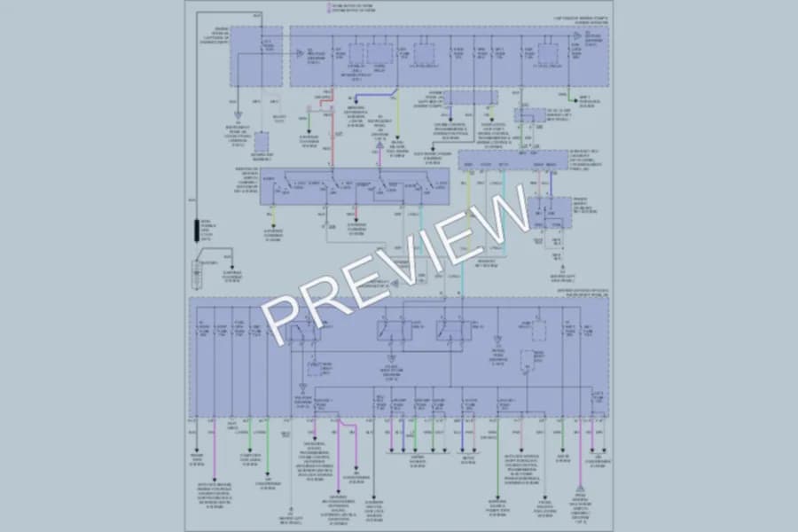 2011 Toyota HighlanderHybrid Power Distribution wiring diagram preview