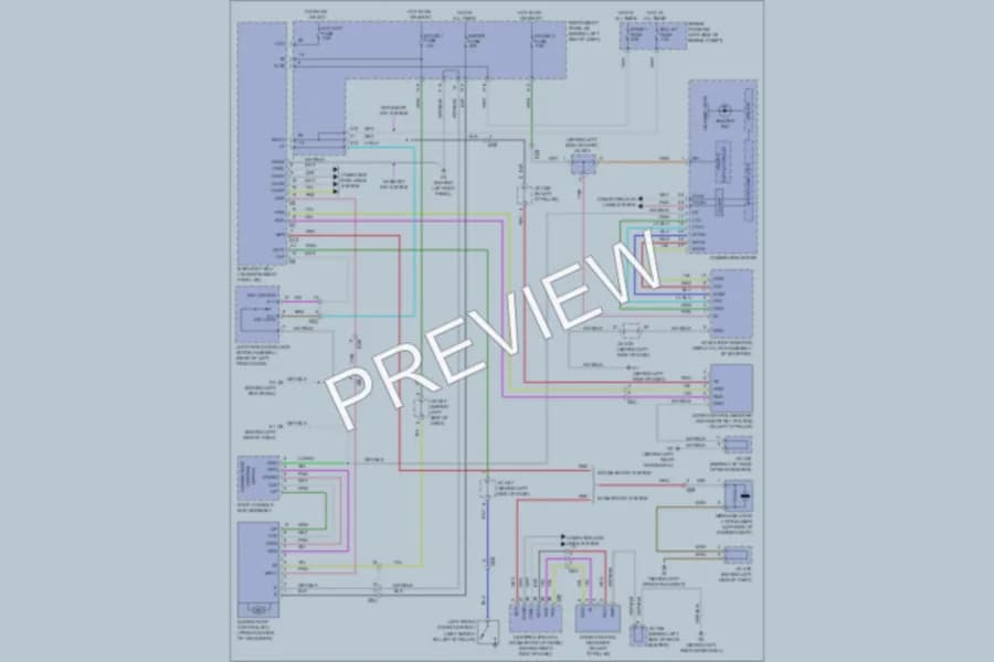 2011 Toyota HighlanderHybrid Power Top Sunroof wiring diagram preview