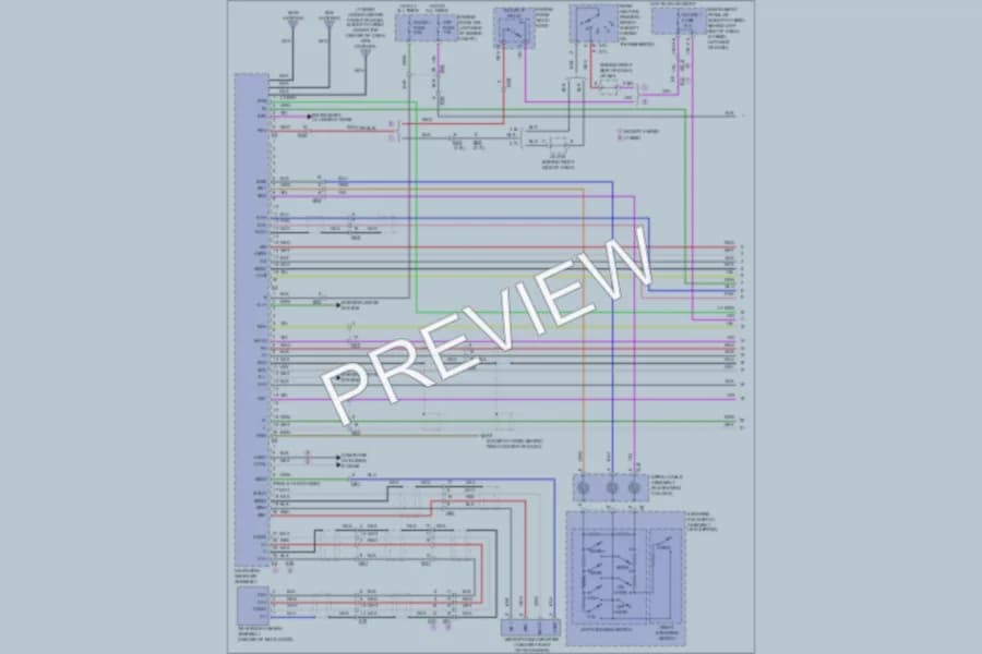 2011 Toyota HighlanderHybrid Radio wiring diagram preview