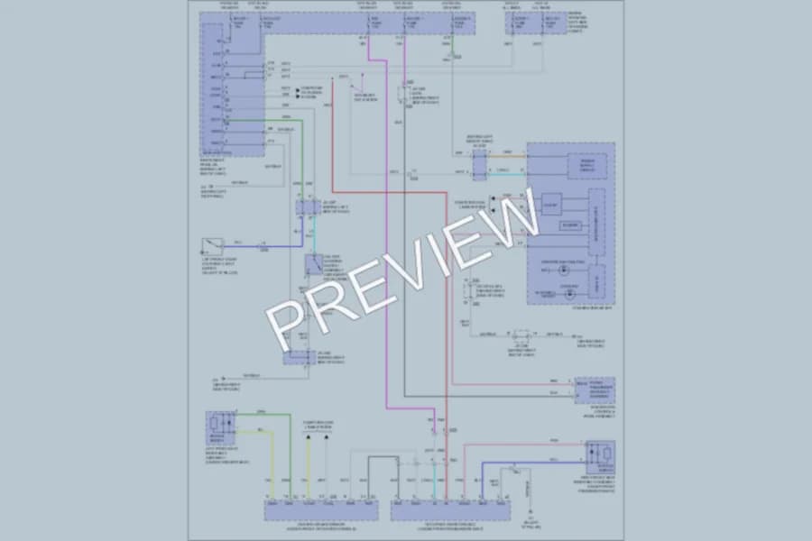 2011 Toyota HighlanderHybrid Warning Systems wiring diagram preview