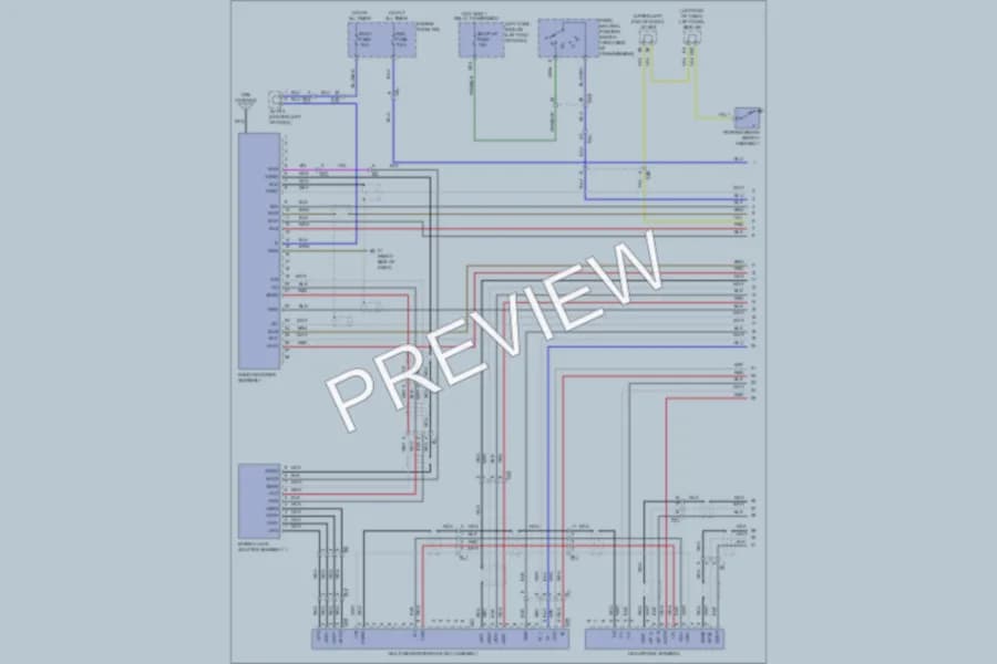 2011 Toyota LandCruiser Radio wiring diagram preview