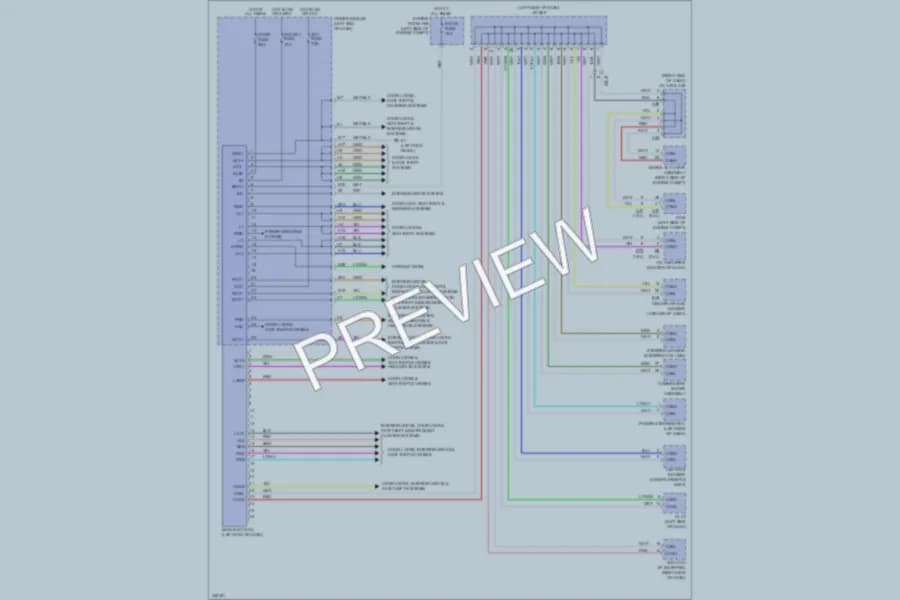 2011 Toyota Matrix Body Control Modules wiring diagram preview