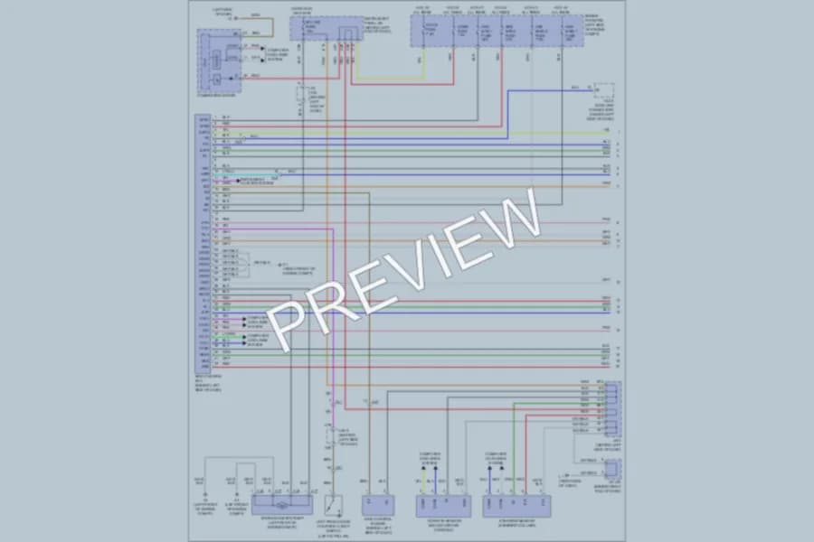 2011 Toyota Prius Anti Lock Brakes wiring diagram preview
