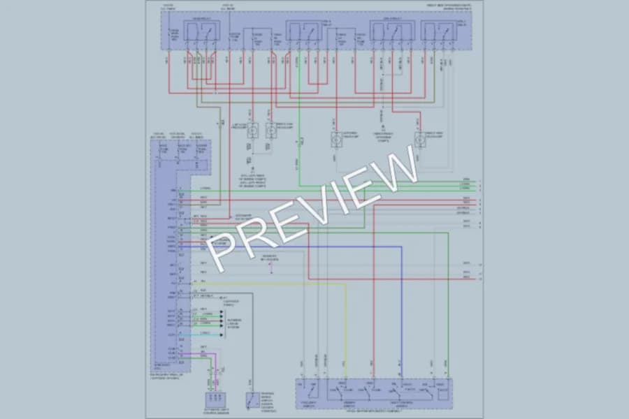 2011 Toyota RAV4 Headlights wiring diagram preview