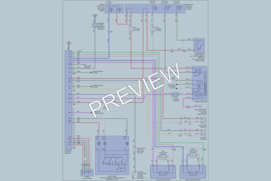2011 Toyota RAV4 Navigation wiring diagram preview