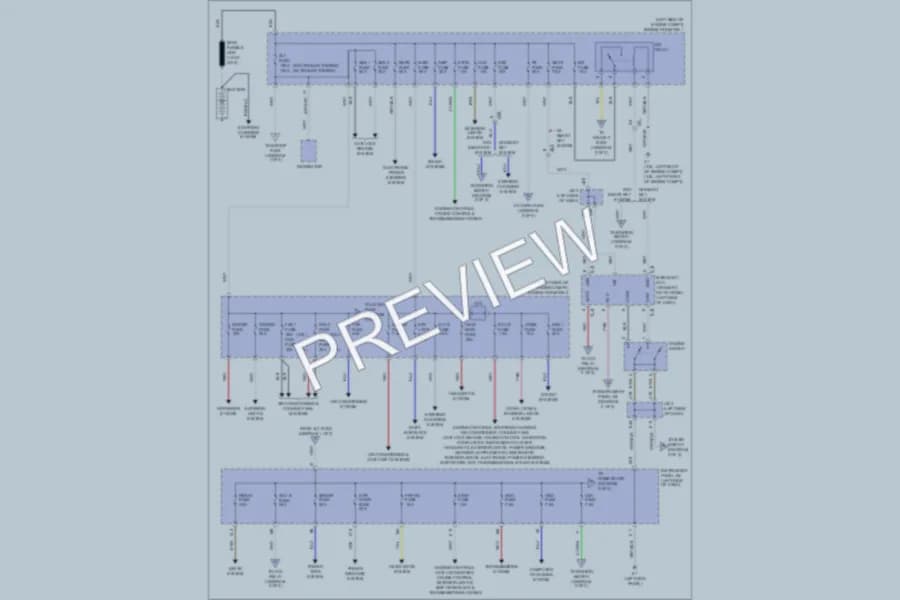 2011 Toyota RAV4 Power Distribution wiring diagram preview