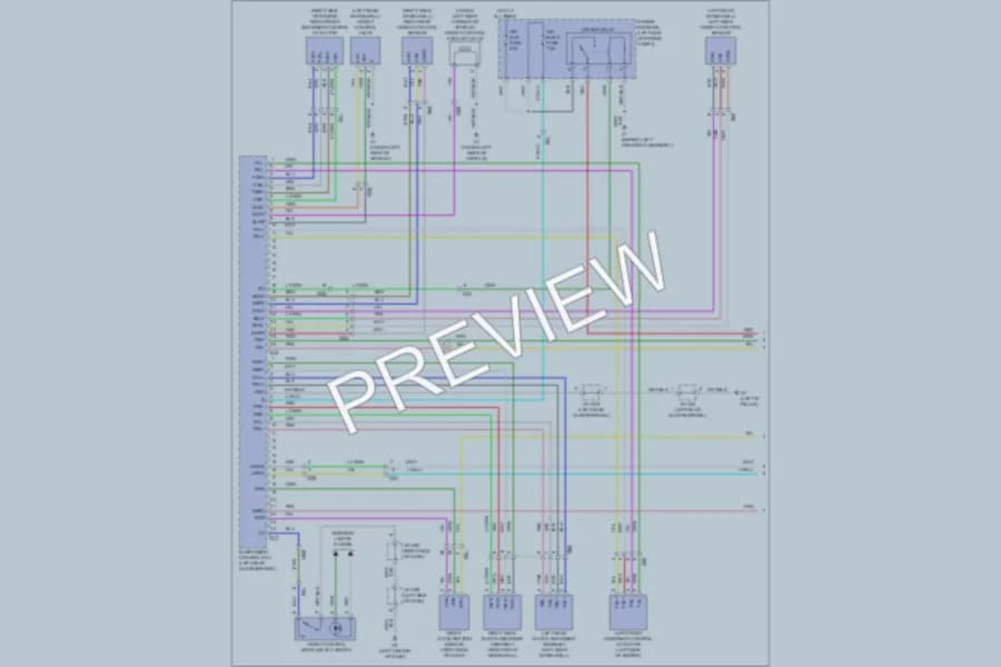 2011 Toyota Sequoia Electronic Suspension wiring diagram preview