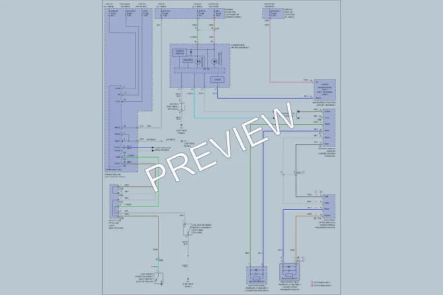 2011 Toyota Sequoia Warning Systems wiring diagram preview