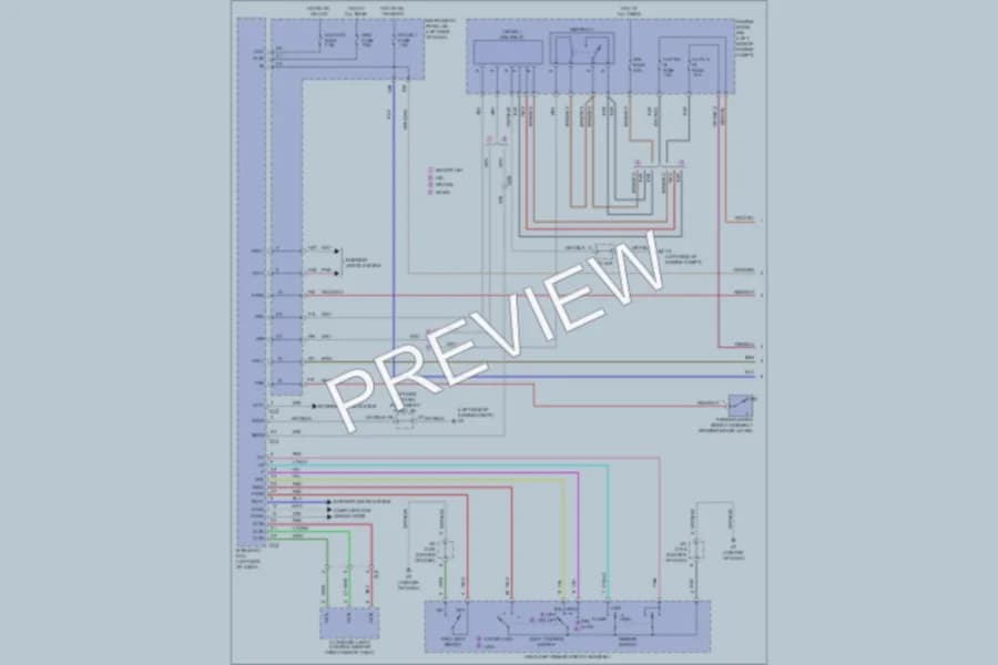 2011 Toyota Sienna Headlights wiring diagram preview