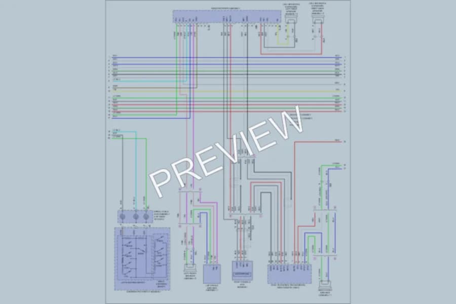 2011 Toyota Sienna Radio wiring diagram preview