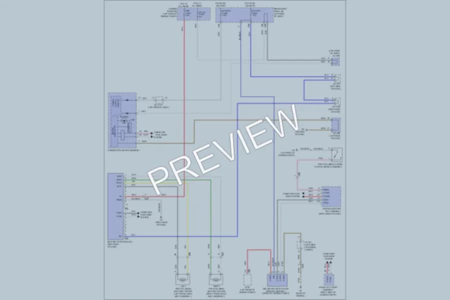 2011 Toyota Sienna Supplemental Restraints wiring diagram preview