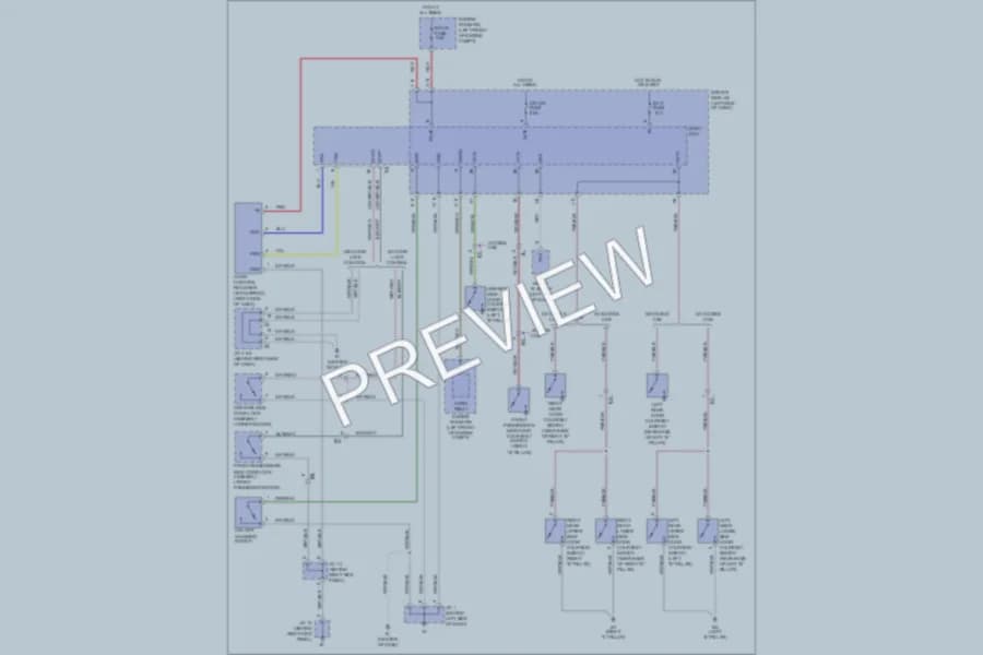 2011 Toyota Tacoma Anti Theft wiring diagram preview