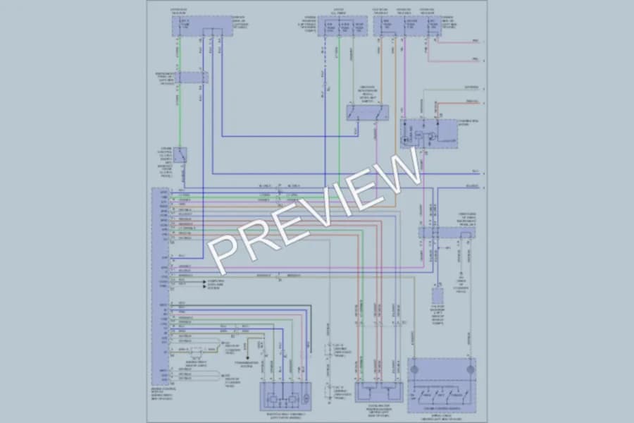 2011 Toyota Tacoma Cruise Control wiring diagram preview
